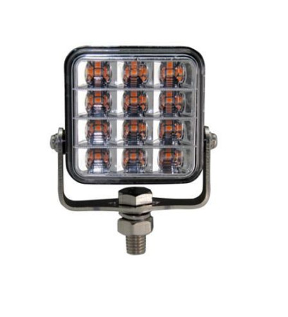 LED-VAROITUSVALO 10-30V|12X2W|74X74X38MM|R65 RS814013