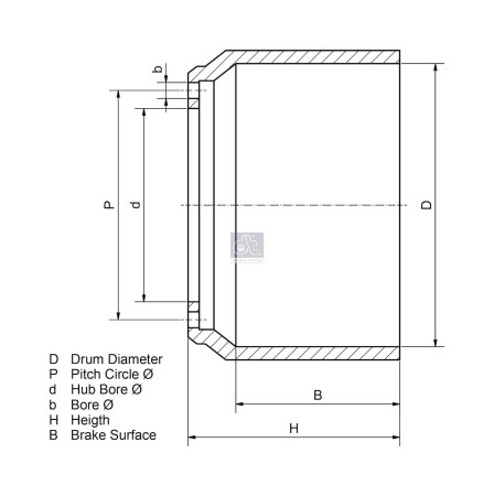 BRAKE DRUM 10.13205