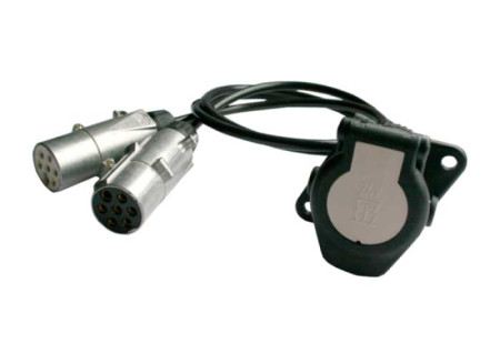 JAEGER ADAPTERIJOHTO | 24V | 15-NAP RASIA + 2X7-NAP NATO | 1M EJ-711063