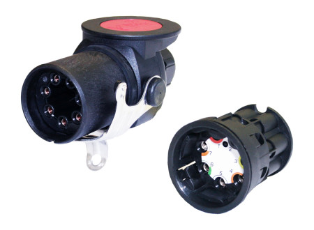 JAEGER PISTOKE 7-NAP | 24V | ABS/EBS/ADR | RUUVILIITOS | ISO 7638-1 EJ-241070