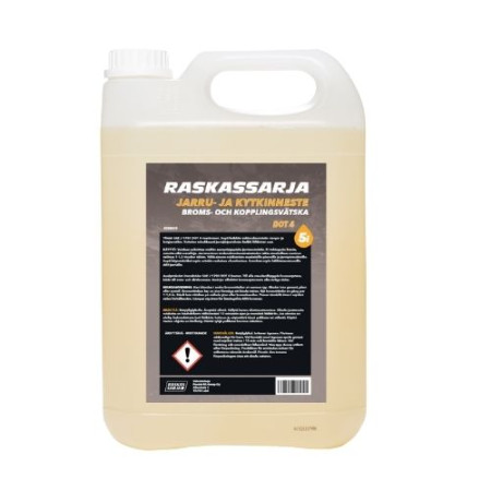 RASKASSARJA JARRU- JA KYTKINNESTE DOT 4 ABS  5L RS80020